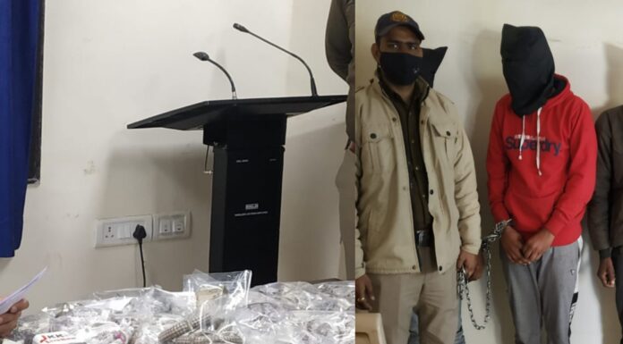 जेवेलर्स दुकान चोरी मामले में पुलिस को मिली सफलता तीन आरोपी हुए गिरफ्तार