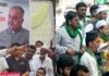 बागी निर्दलीय प्रत्याशियों का रैली निकालकर शक्ति प्रदर्शन
