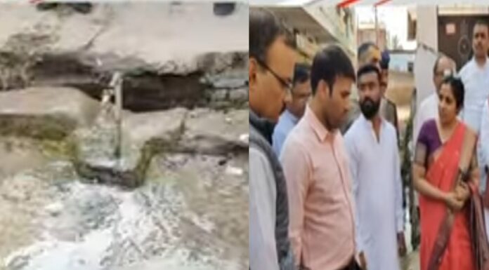 जनप्रतिनिधियों और प्रशासन के अधिकारियों ने कंपनी के गड़बड़ झाले का किया पर्दाफाश