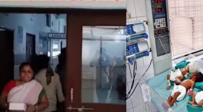 जिला अस्पताल में लापरवाही का बोलबाला एसएनसीयू में बदले बच्चे हुआ बवाल