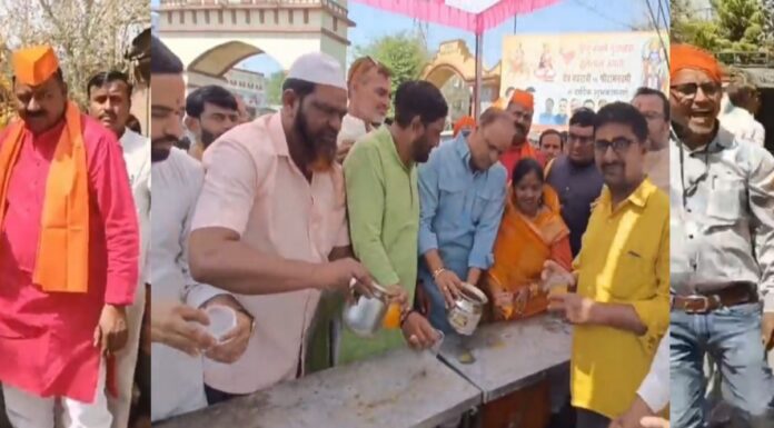 रामनवमी पर्व पर उपनगर लालबाग में देखने को मिली हिंदू मुस्लिम एकता की मिसाल