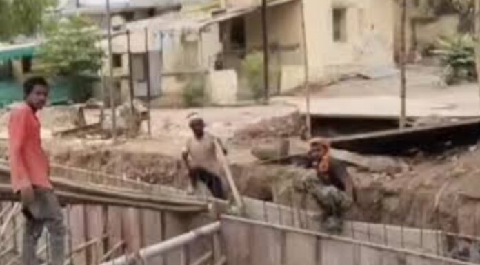 जल भराव से निपटने के लिए नालों का चैनिलाइजेशन