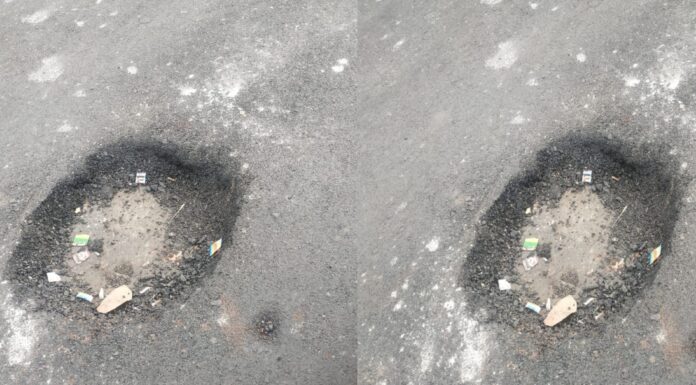 नगर निगम की लापरवाही से सड़क हादसों का बढ़ा खतरा