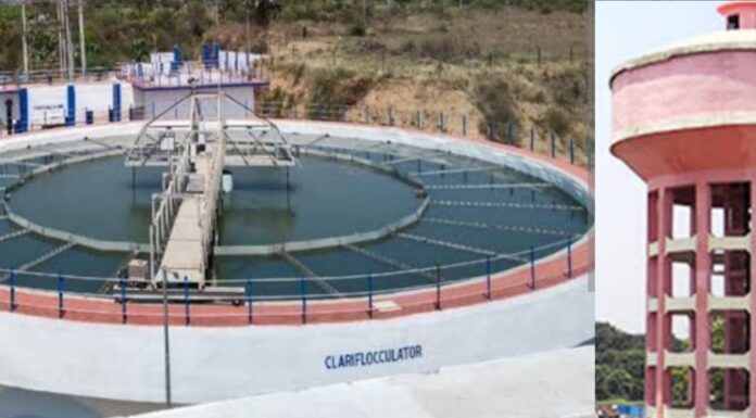 जल आवर्धन योजना का वार्डों में नहीं पहुंच रहा जल उपनगर में बन रही जल संकट की स्थिति