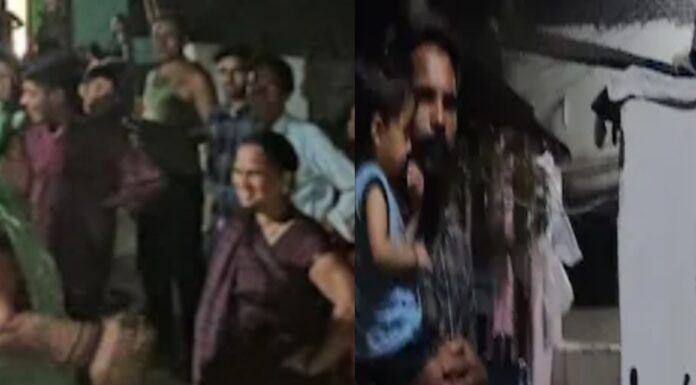 भूकंप के झटकों से दहशत घरों से घबरा कर बाहर निकले लोग