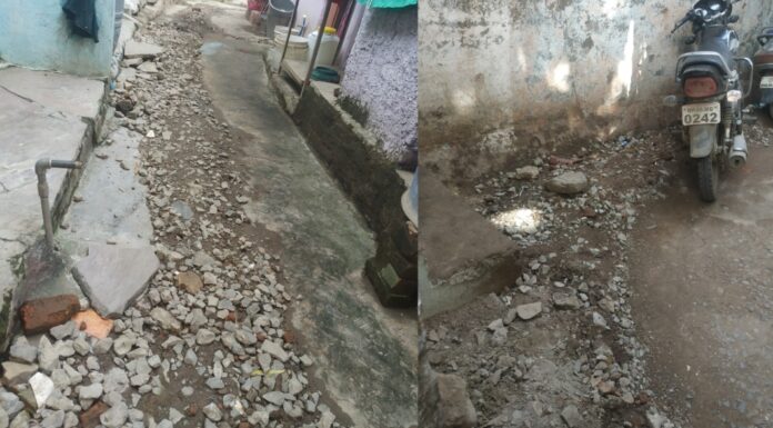 शैतान की आंत बनी जल आवर्धन योजना पाइपलाइन बिछाने के बाद पेचवर्क की अनदेखी