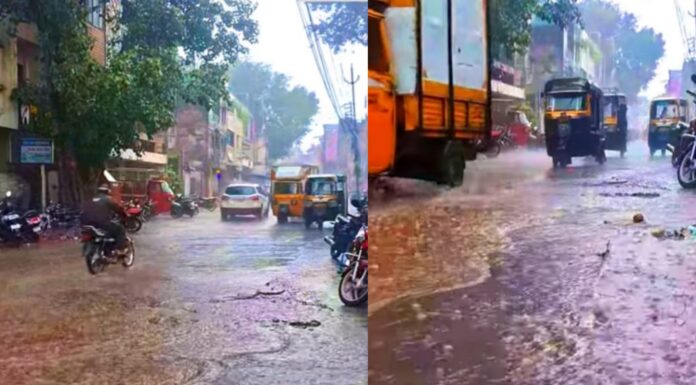 झमाझम बारिश से मौसम हुआ खुश गवार