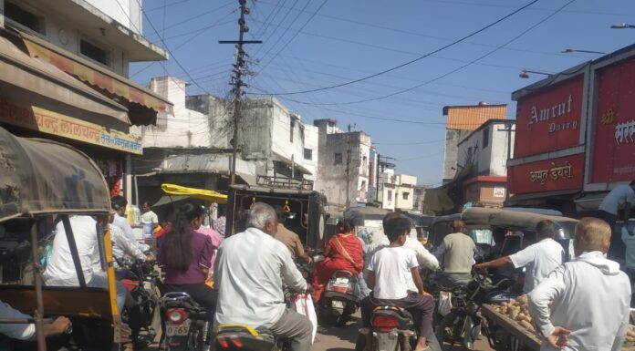 अनाज मंडी में लगने वाले जाम पर विभाग का नहीं अंकुश