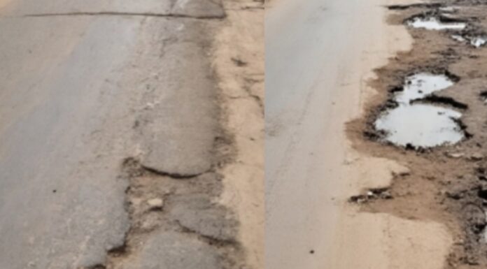 शहर की खस्ताहाल सड़कें बन रही दुर्घटनाओं का कारण जिम्मेदार मौन