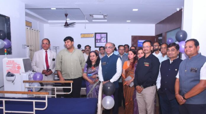 रोटरी क्लब की शहर को बड़ी सौगात डायलिसिस सेंटर का किया उद्घाटन