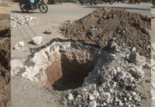 कायाकल्प योजना में बनी सड़कों पर लग रहा पलीता