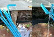 जल आवर्धन योजना दावों की खुली रही पोल व्यर्थ बह रहा पानी