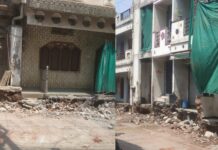 नाला चैनेलाइजेशन के लिए कदीमी ओटले तोड़ने से दिखी नाराजगी