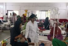 जिला अस्पताल में हीट स्ट्रोक विभाग प्रारंभ पर जिले में नहीं हिट मांपि यंत्र
