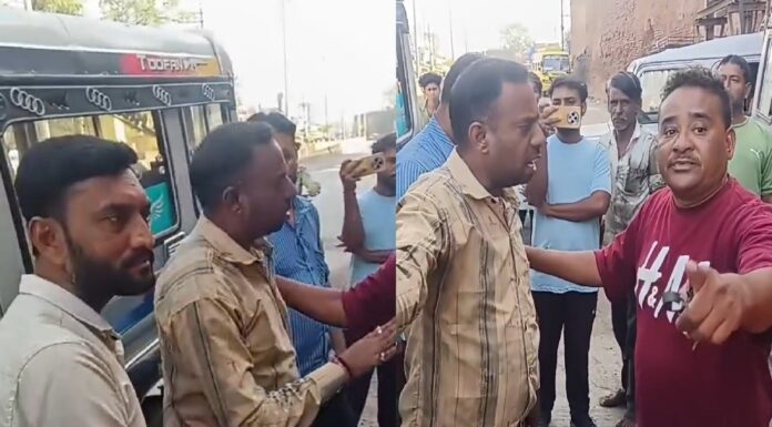 नगर निगम के जिम्मेदारों की दबंगाई पर भड़के ड्राइवर और वाहन मालिक