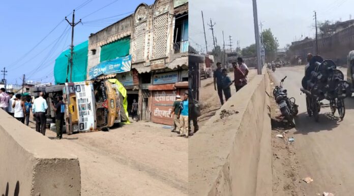 रोड और डिवाइडर का काम अधूरा अब खोदा साइड पट्टी के लिए रोड